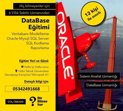 DataBase Eğitimi Staj İmkanı Tekno Park